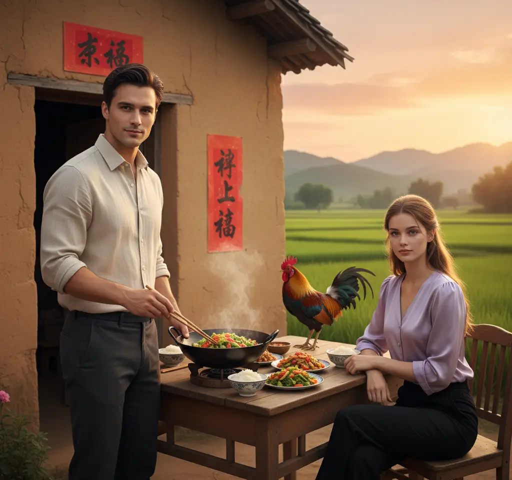 Clay Farmhouse AI Couple Photo Template Clay Farmhouse AI Couple Photo Template