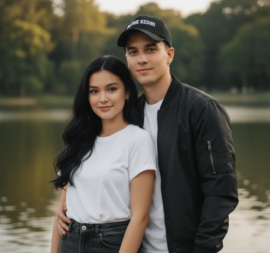 Lakeview AI Couple Photo Template