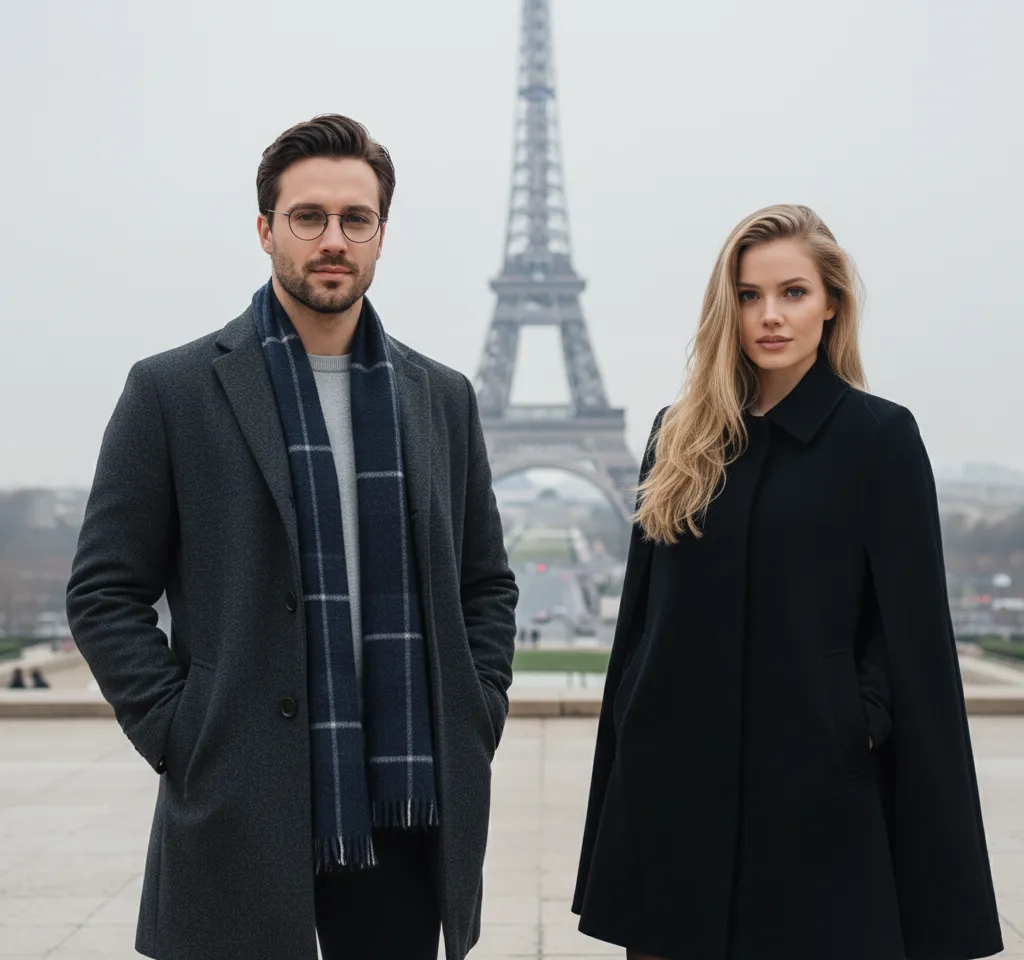 Confident Expressions AI Couple Photo Template