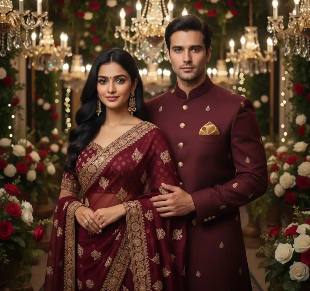 Natural Expressions AI Couple Photo Template