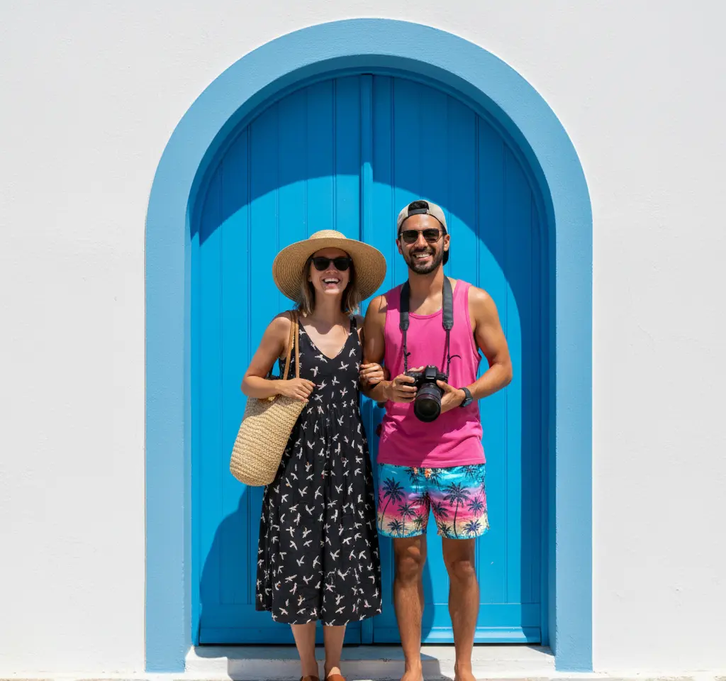 Jaipur AI Couple Photo Template