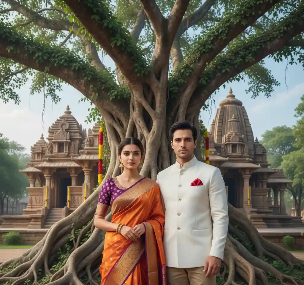 Karnataka Humpi AI Couple Photo Template