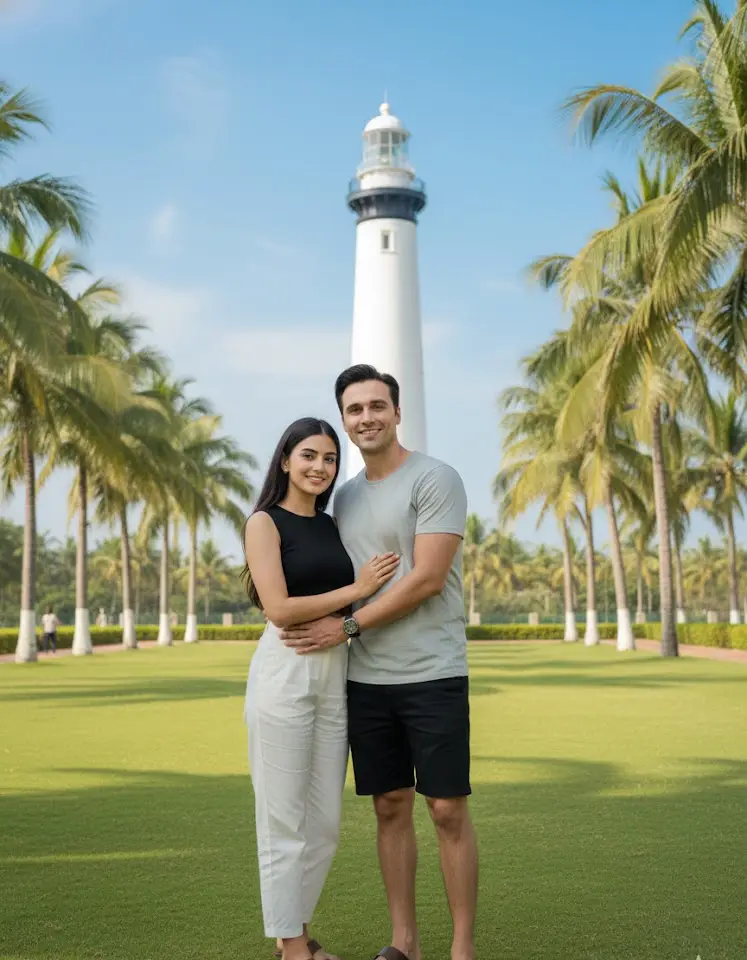 Galle Fort AI Couple Photo Template