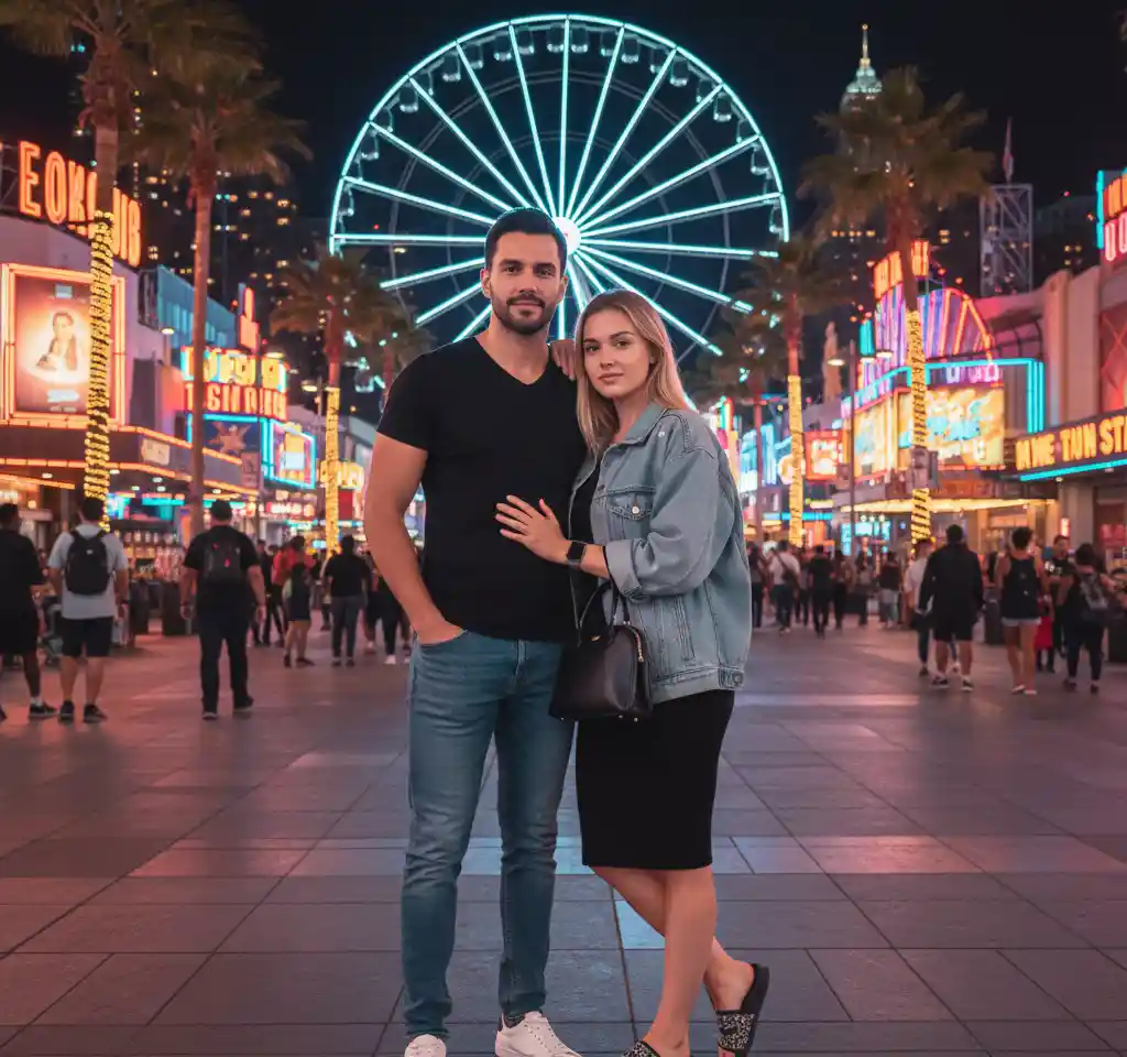 Shanghai Street AI Couple Photo Template