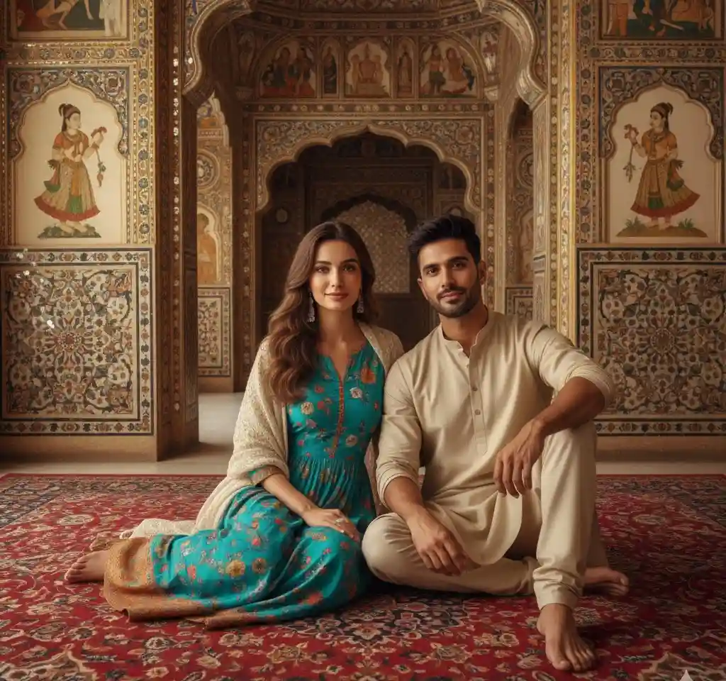 city palace — AI Couple Photo Template